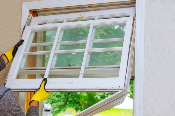 renovation work in an old house and replacing windows